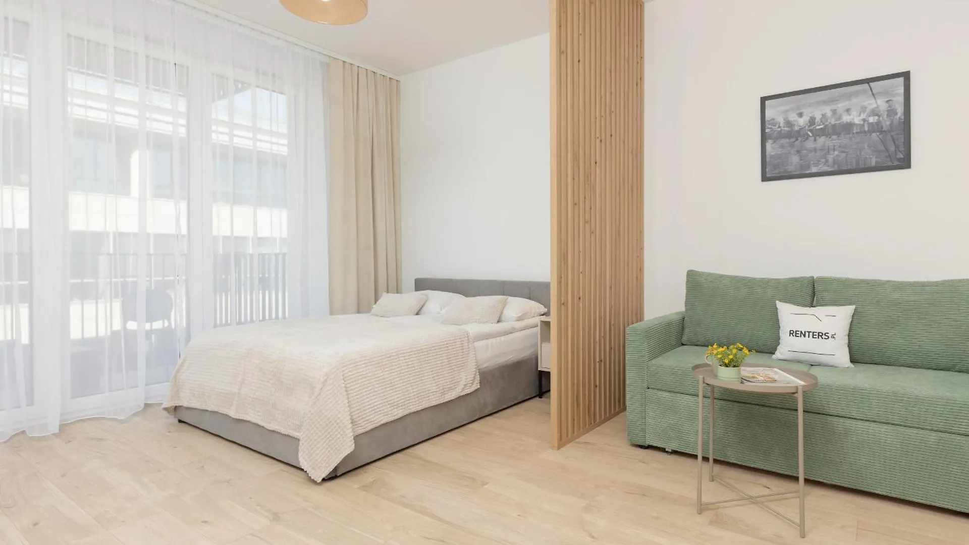 Modern Studio Mokotow With Parking & Balcony By Noclegi Renters ワルシャワ